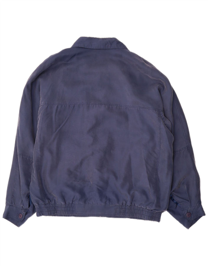 Spirit Homme Bomber Veste IT 52 XL Bleu Marine Soie
