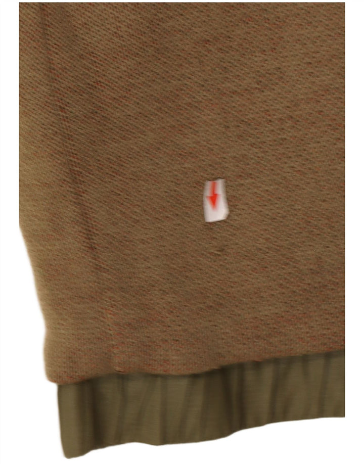 Silvy Veste réversible pour homme UK 38 Coton géométrique vert moyen
