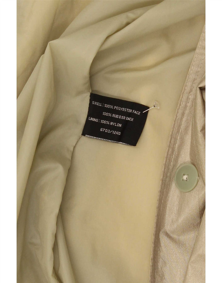 Nuage Manteau imperméable surdimensionné pour femme UK 42, polyester doré moyen