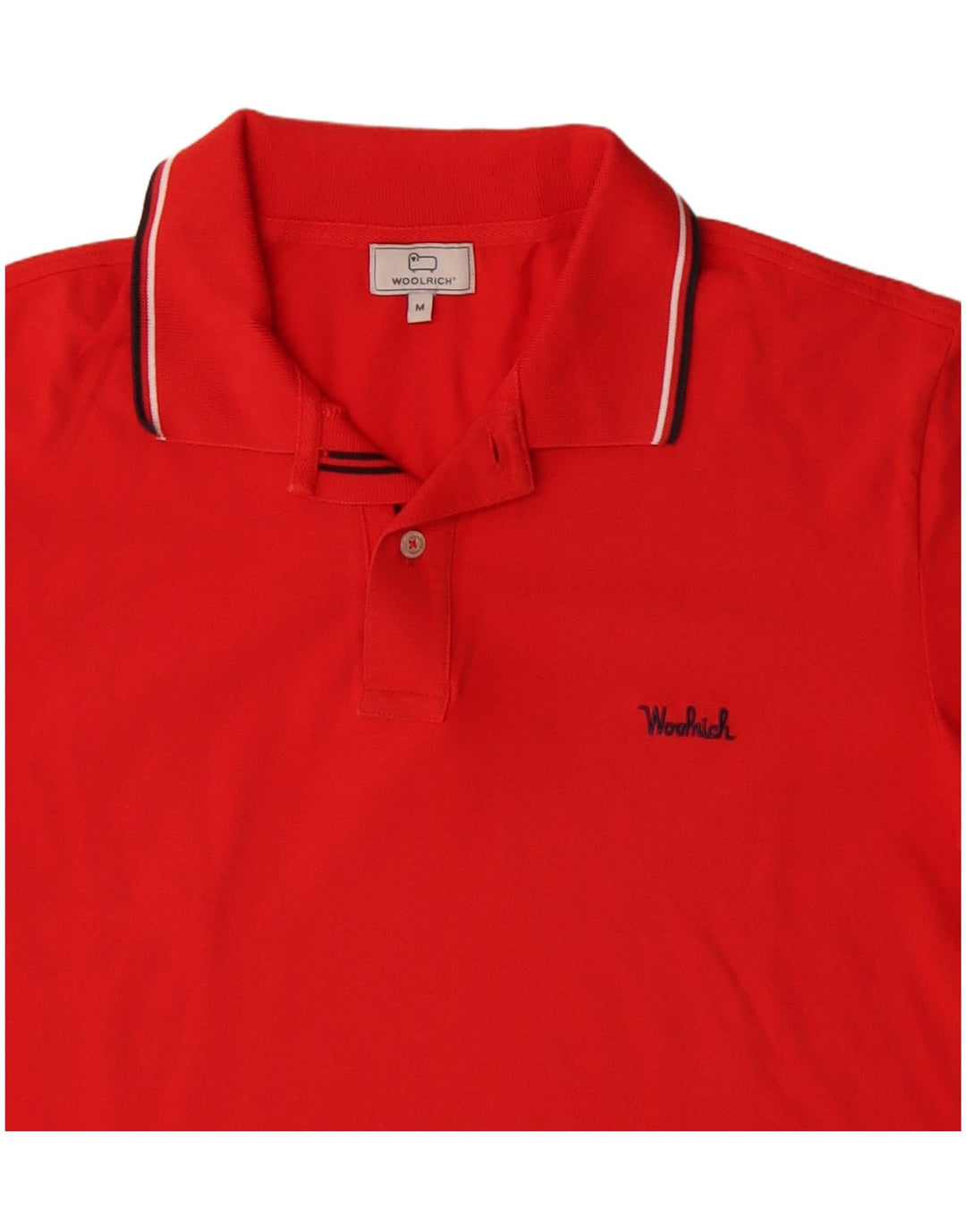 WOOLRICH Polo Homme Rouge Moyen Coton