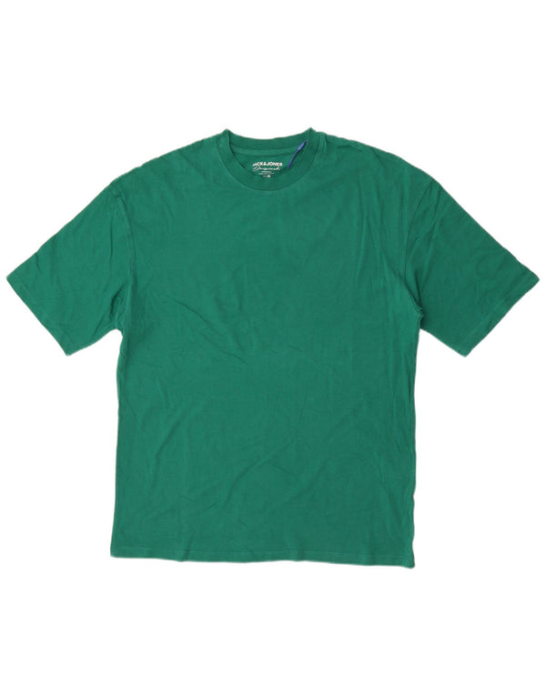 Jack & Jones T-Shirt Regular Homme Vert Moyen Coton