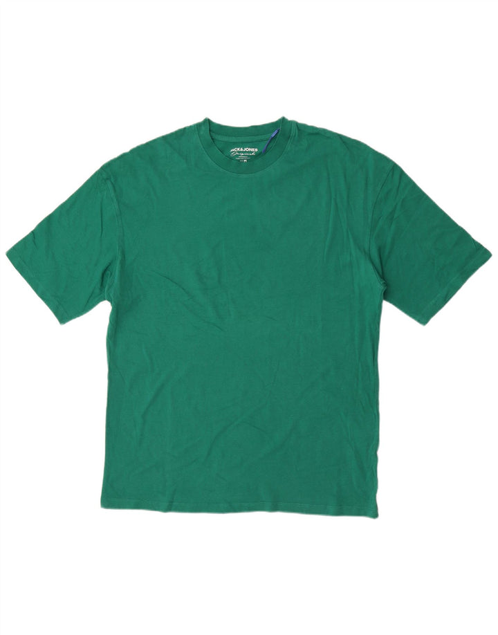Jack & Jones T-Shirt Regular Homme Vert Moyen Coton