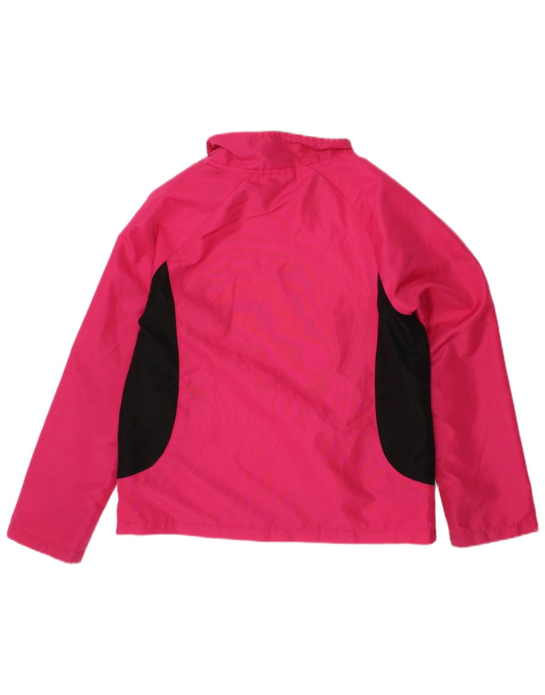 PUMA Girls Tracksuit Top Jacket 3-4 Years Pink Colourblock Polyester