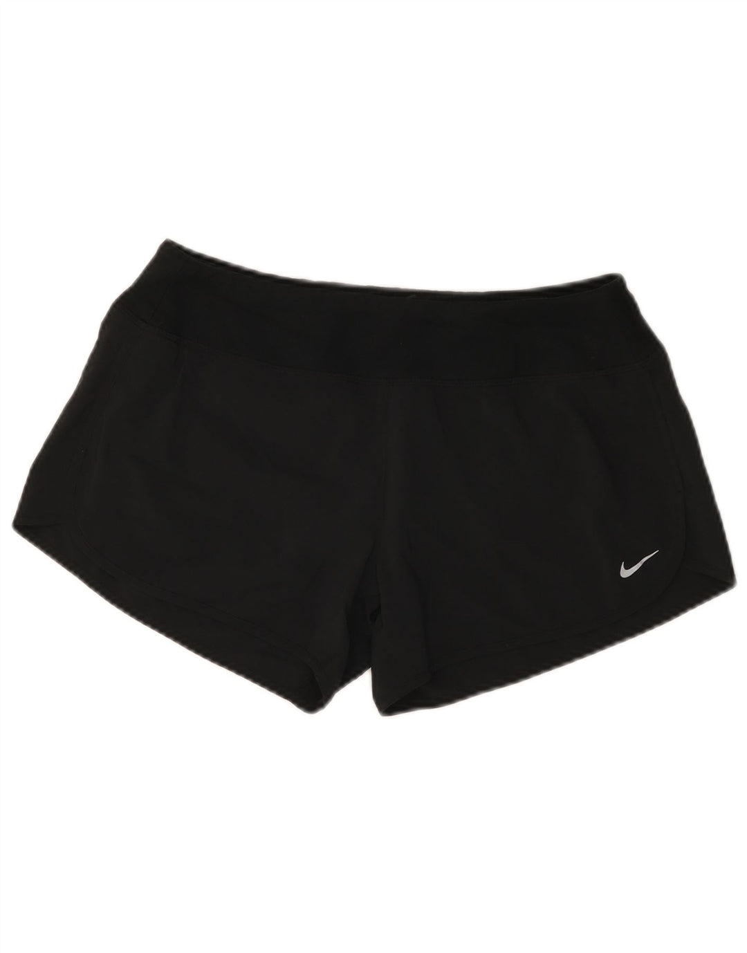 Nike Short de sport Dri Fit pour femme en polyester noir moyen