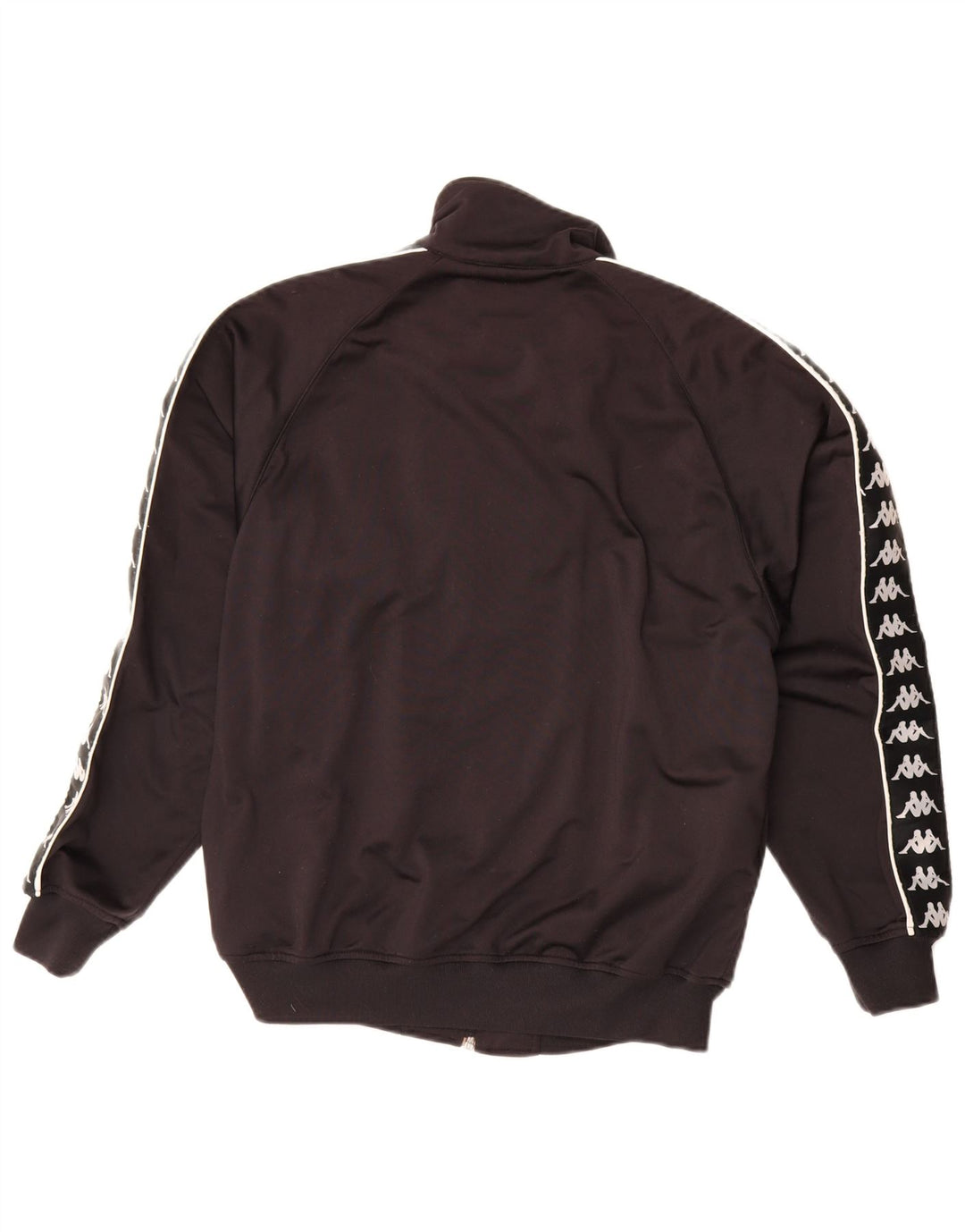 Kappa Veste de Survêtement Graphique pour Homme Petit Noir Polyester Colorblock