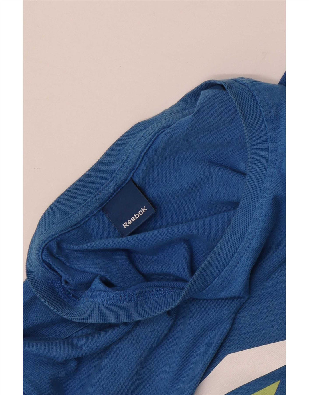 Reebok Tee-Shirt Graphic Homme Bleu Moyen Coton