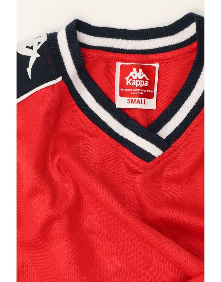 KAPPA T-Shirt Graphique Homme Petit Rouge Colourblock