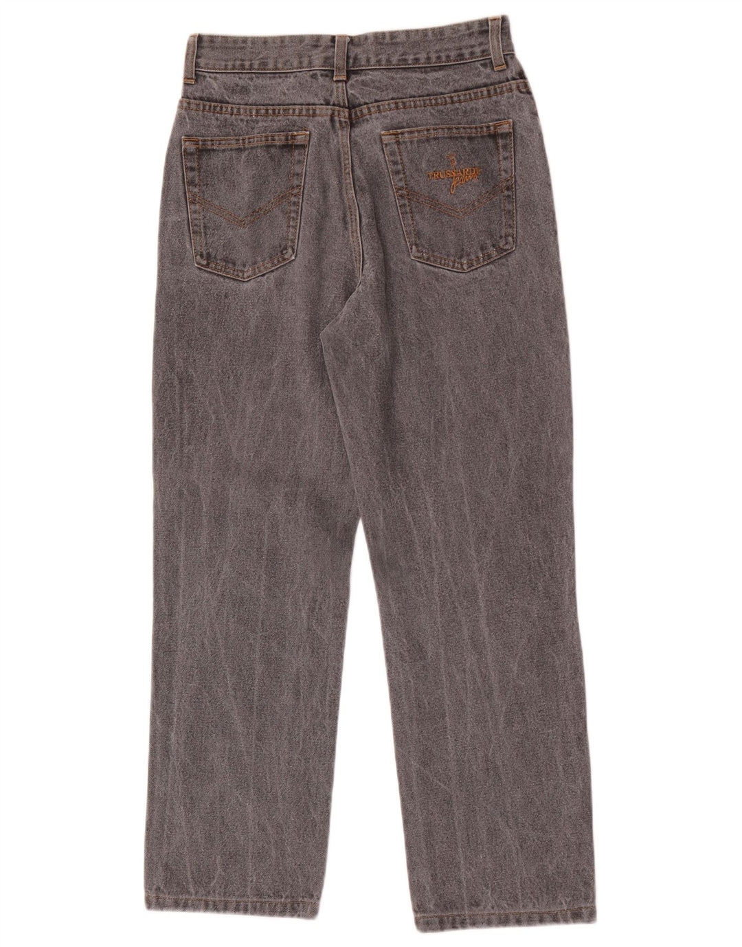 Trussardi Femme Jean Droit W30 L27 Gris Coton