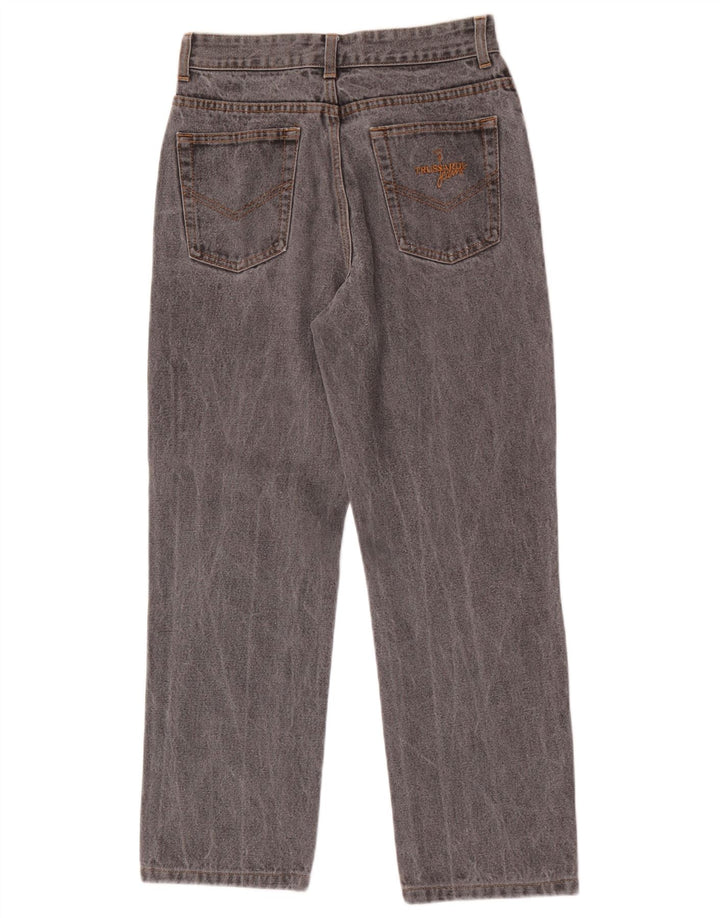 Trussardi Femme Jean Droit W30 L27 Gris Coton