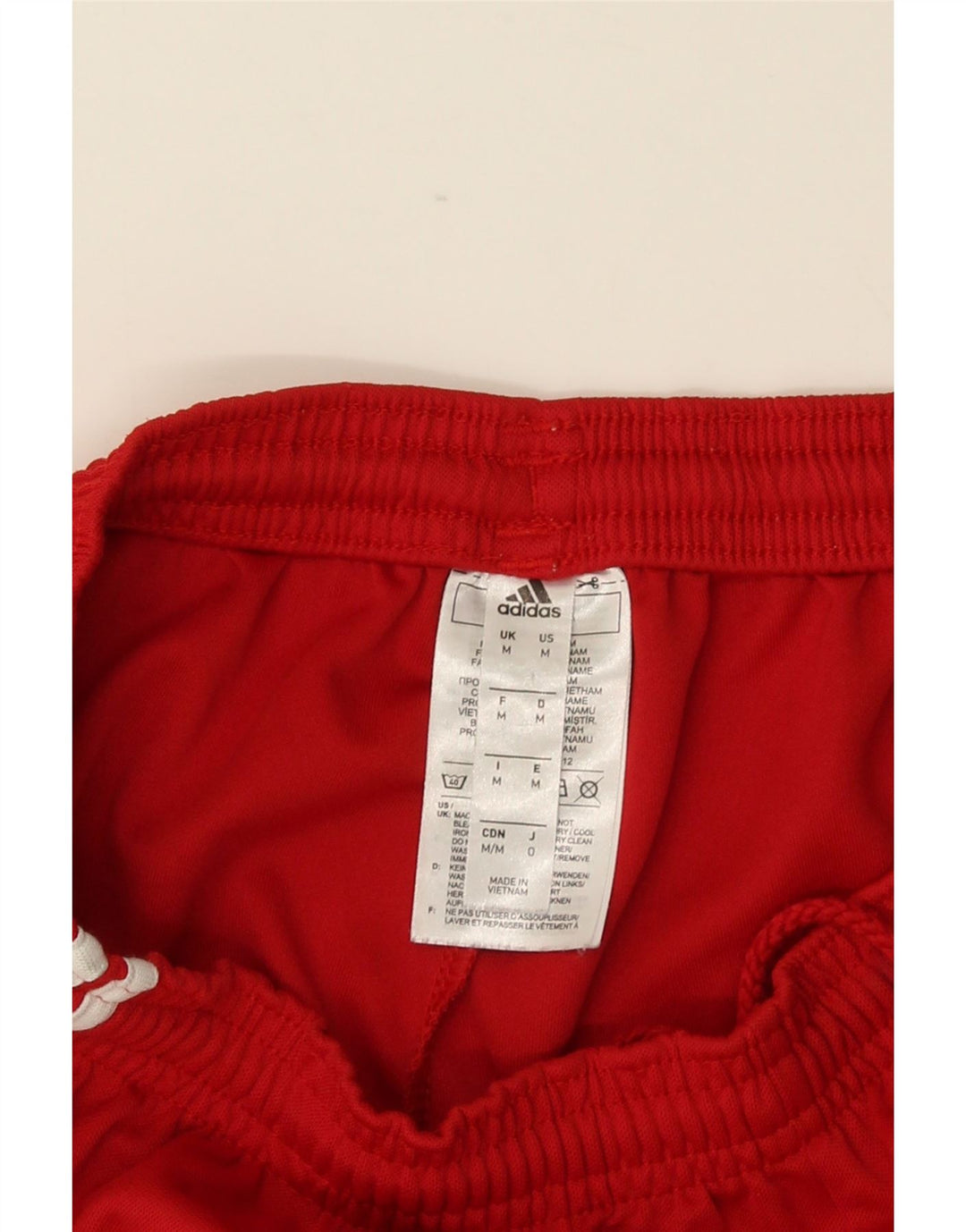 ADIDAS Short de Sport Aeroready Homme Rouge Moyen Polyester