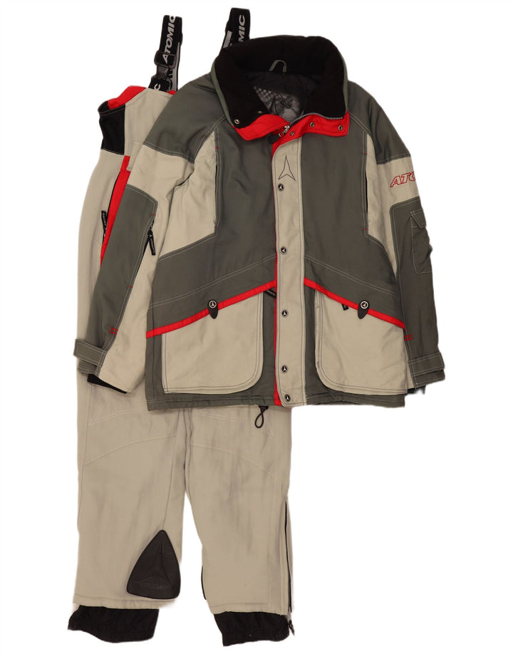 Atomic Ensemble de ski graphique pour homme 2 pièces UK 38 Gris moyen Colourblock