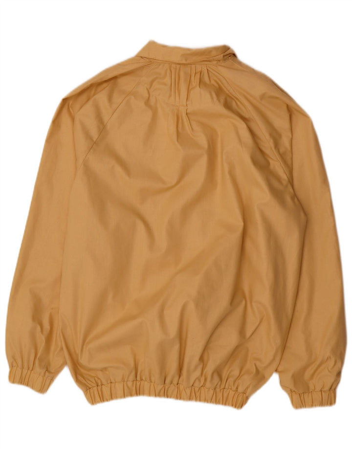 VINTAGE Veste Bomber Homme UK 38 Polyester Beige Moyen