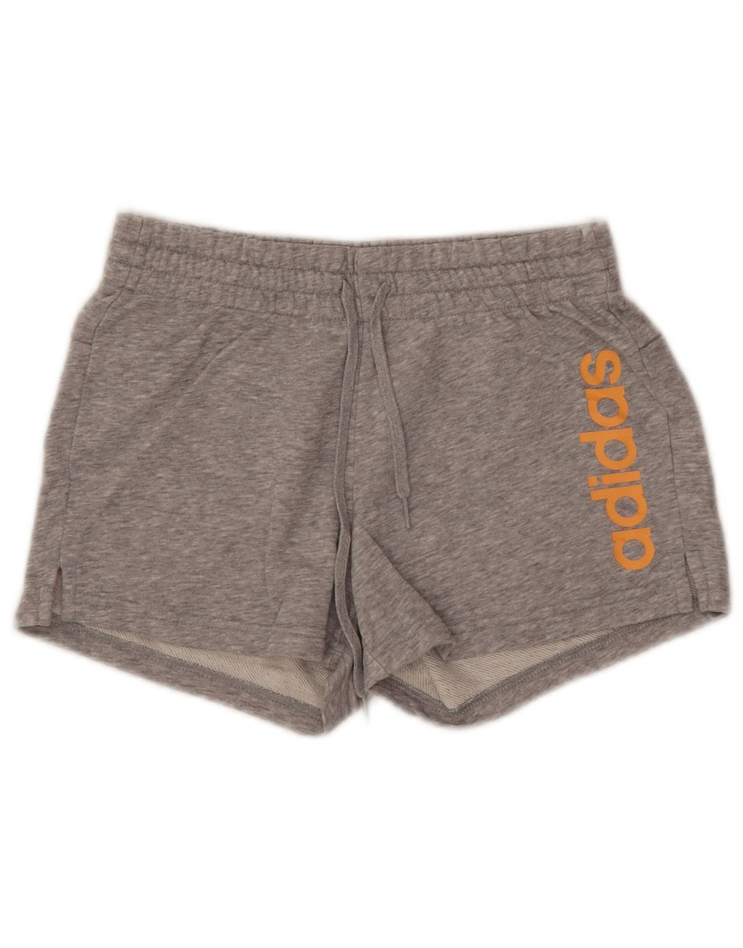 ADIDAS Short de sport graphique pour femme UK 4/6 XS Gris Coton