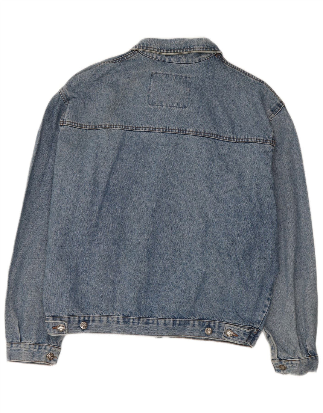 veste en denim homme vintage UK 42 XL Coton Bleu
