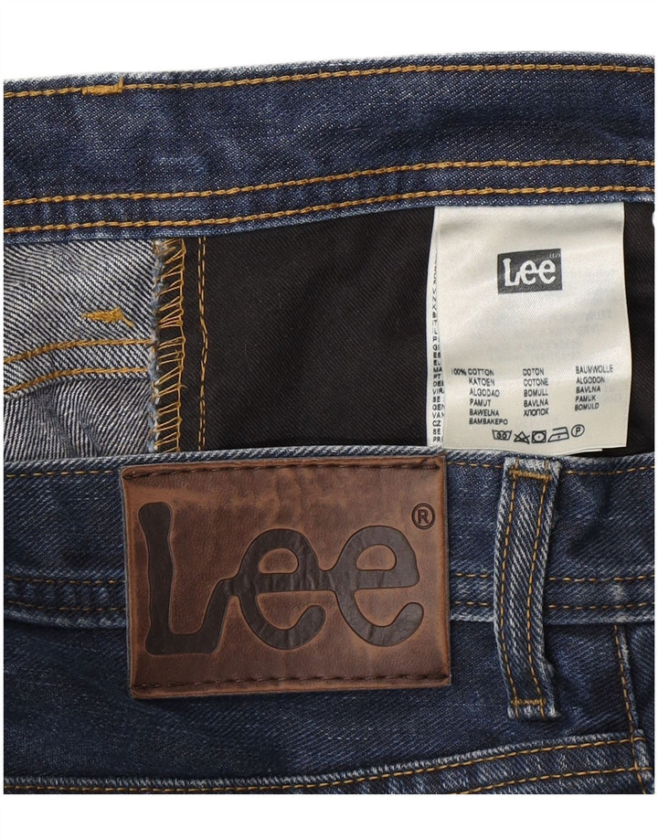Lee Jean Droit Denver Homme W33 L30 Bleu Coton