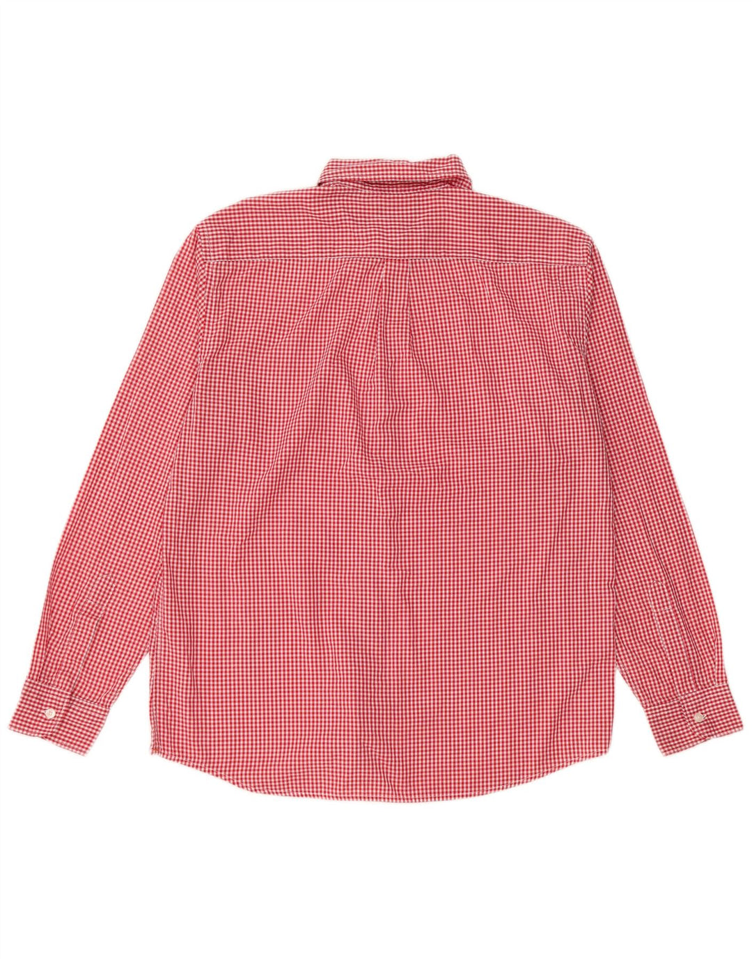 DOCKERS Chemise Homme Large Rouge Vichy Coton