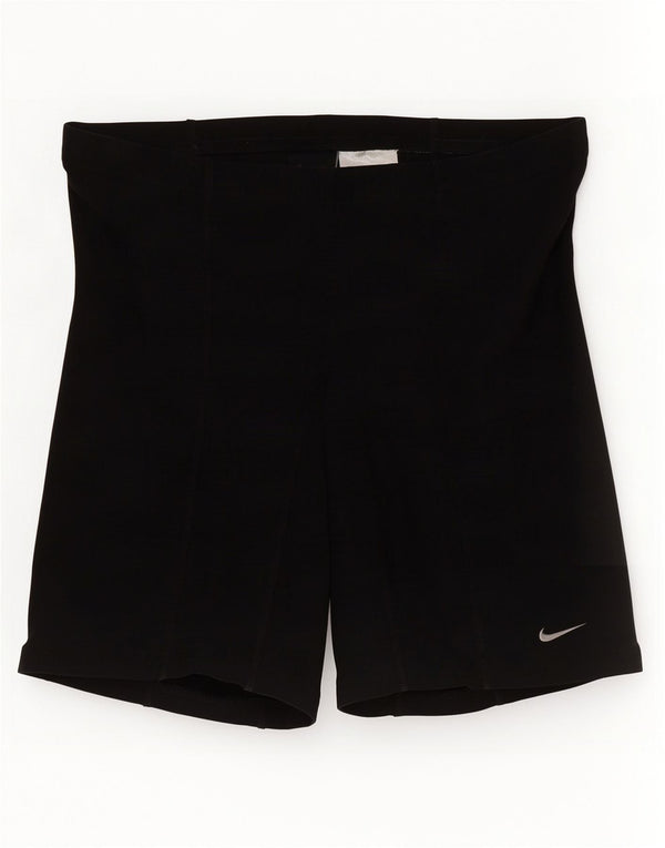Nike Short de sport pour femme UK 14 Medium Noir Polyester