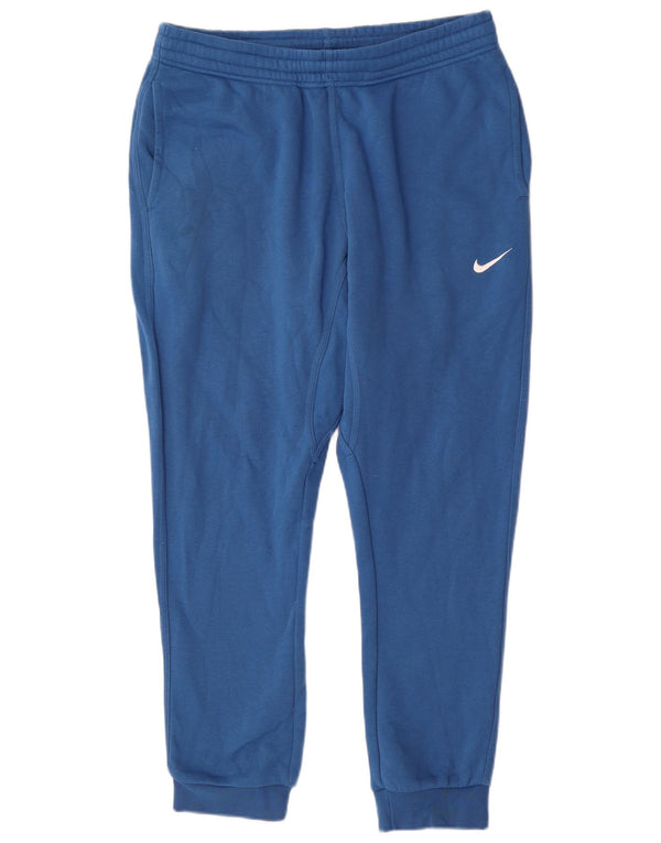 Nike Pantalon de survêtement pour homme en coton bleu Taille L