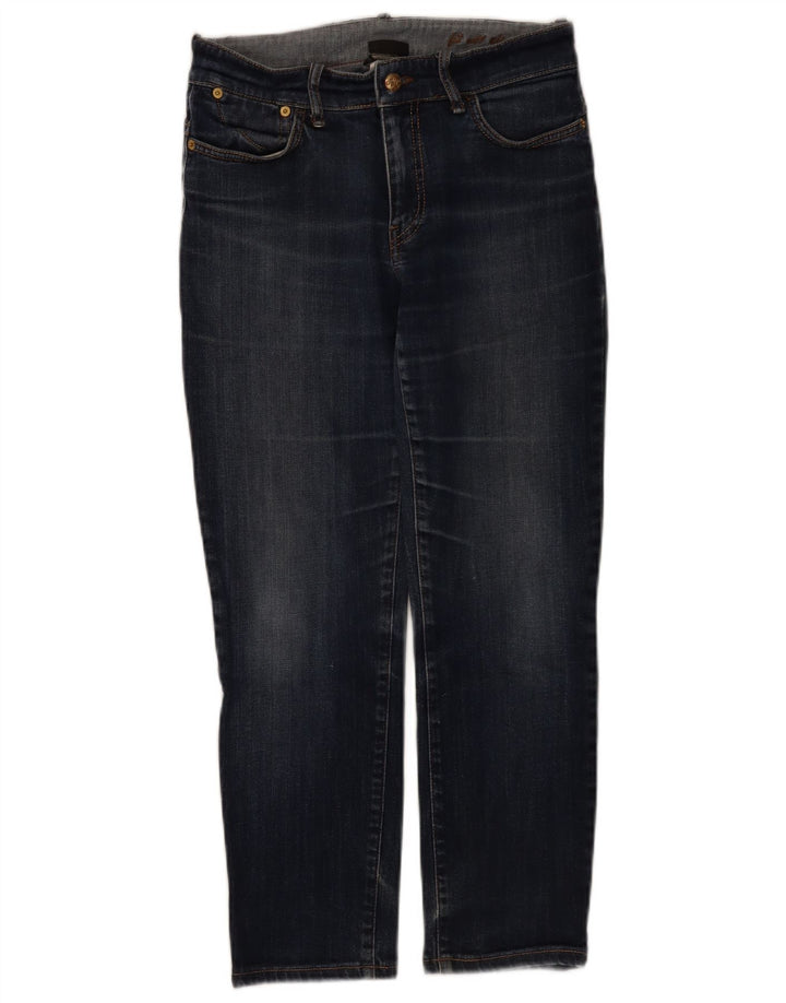 Max Mara Jean Weekend Slim Femme W28 L26 Bleu Marine Coton