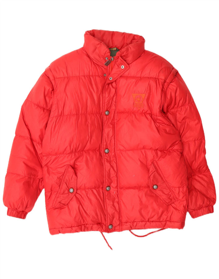 CIESSE PIUMINI Veste matelassée à capuche pour homme IT 46 Small Rouge Polyamide