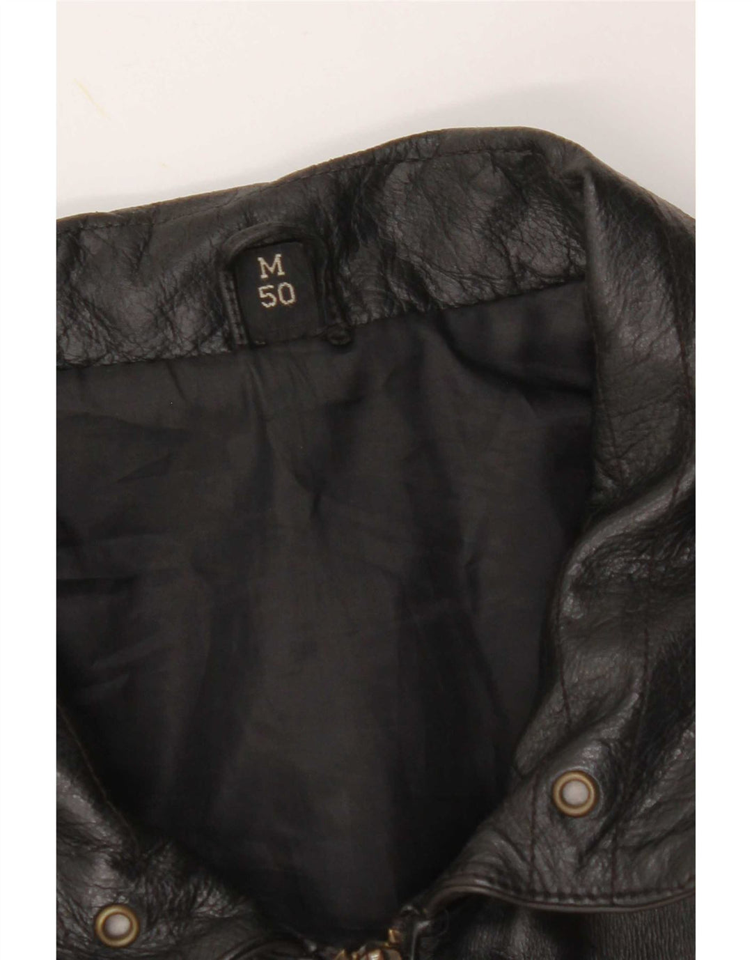 Enrico Gorlani Gilet en cuir pour femme UK 38 Medium Noir