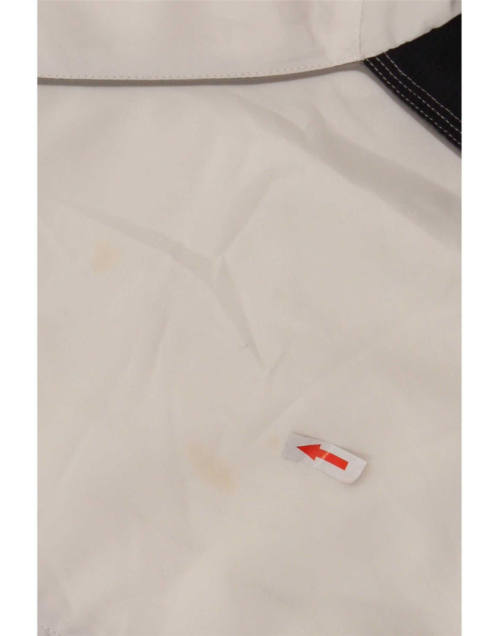 Champion Veste de Survêtement Homme Blanc Moyen Polyester Colorblock