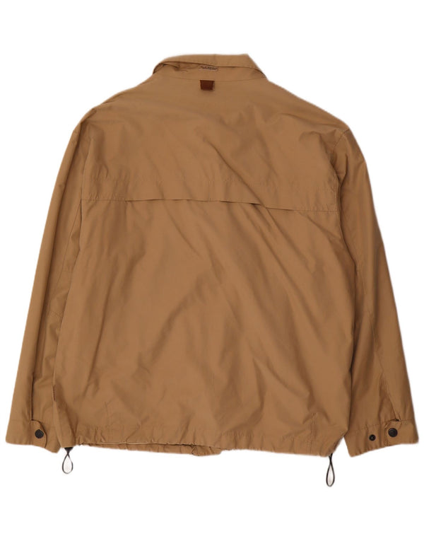 Veste Bomber Homme Vintage IT 54 2XL Coton Beige