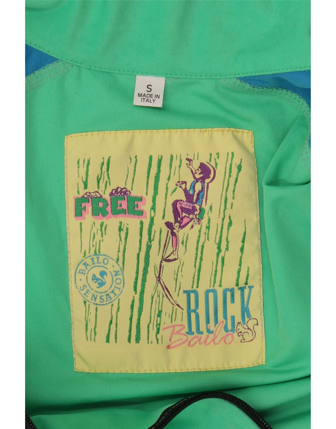 BAILO Veste de Survêtement Graphique pour Homme Petit Vert Colorblock