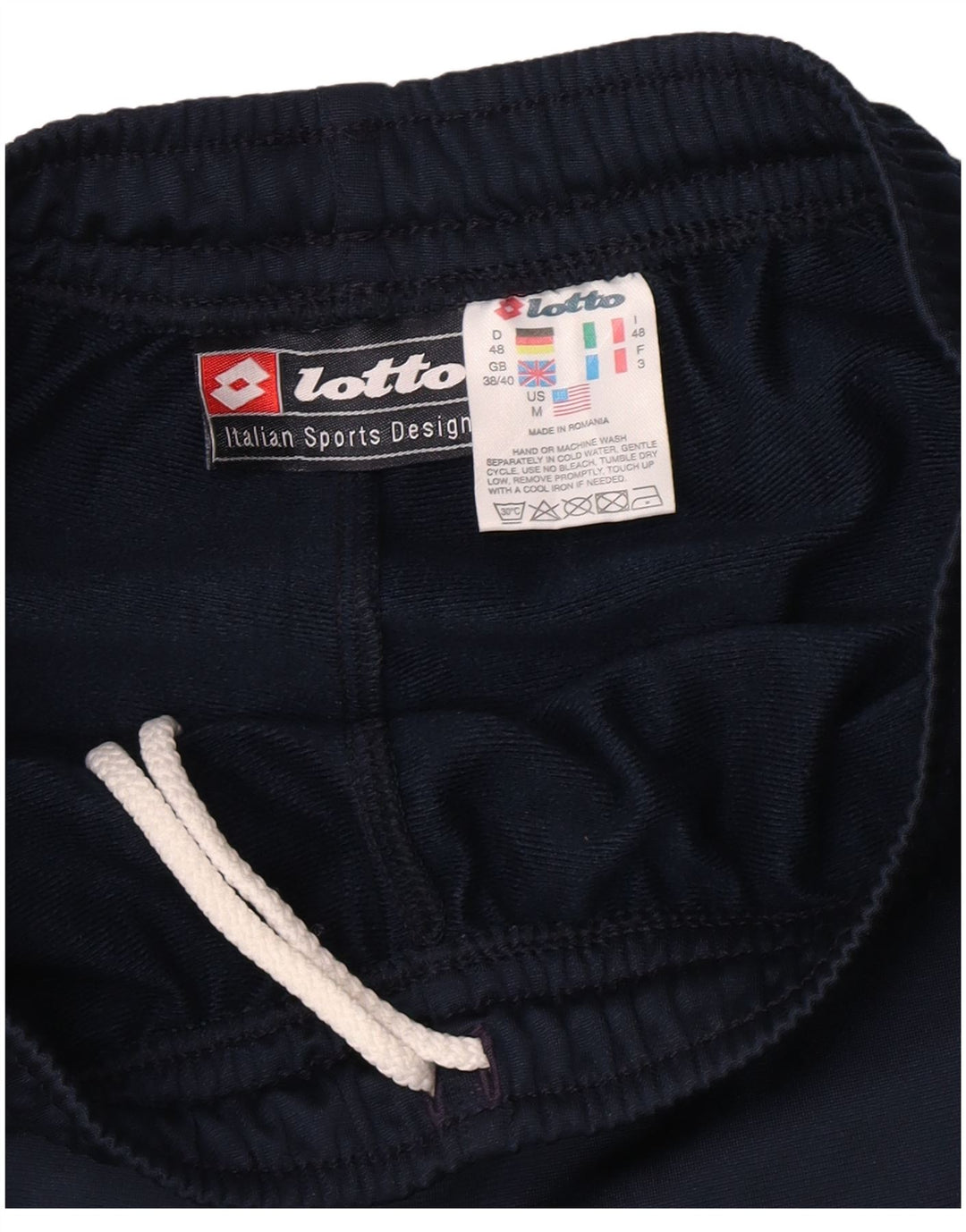 Lotto Pantalon de survêtement pour homme UK 38/40 Bleu marine moyen Polyester