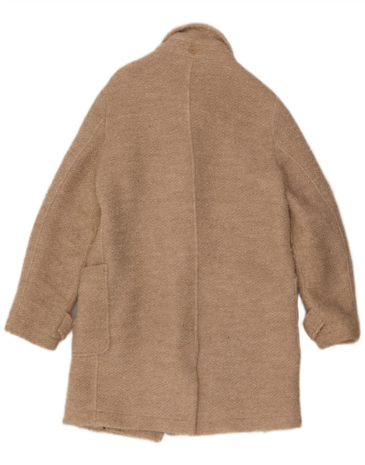 Tommy Hilfiger Duffle Coat Femme UK 10 Petite Laine Beige
