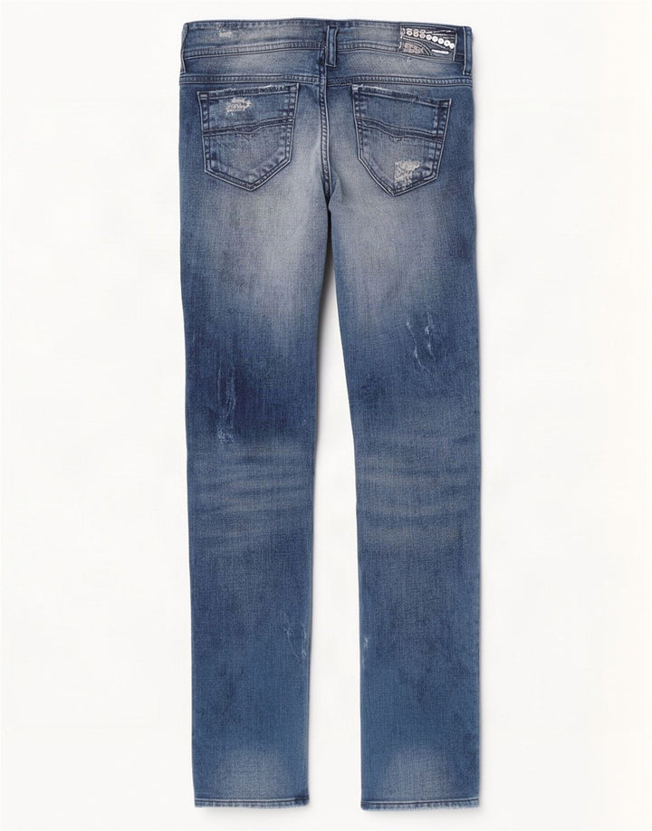 Diesel Jean Slim Matic Femme W28 L32 Bleu Coton