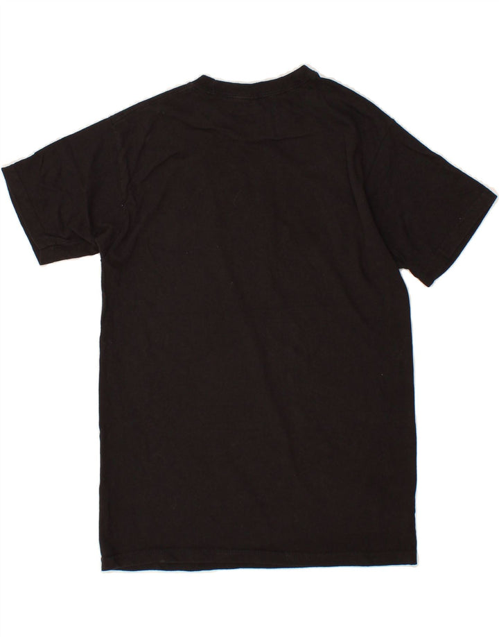 VANS Womens Graphic T-Shirt Top UK 10 Small Black Vintage Vans and Second-Hand Vans from Messina Hembry 