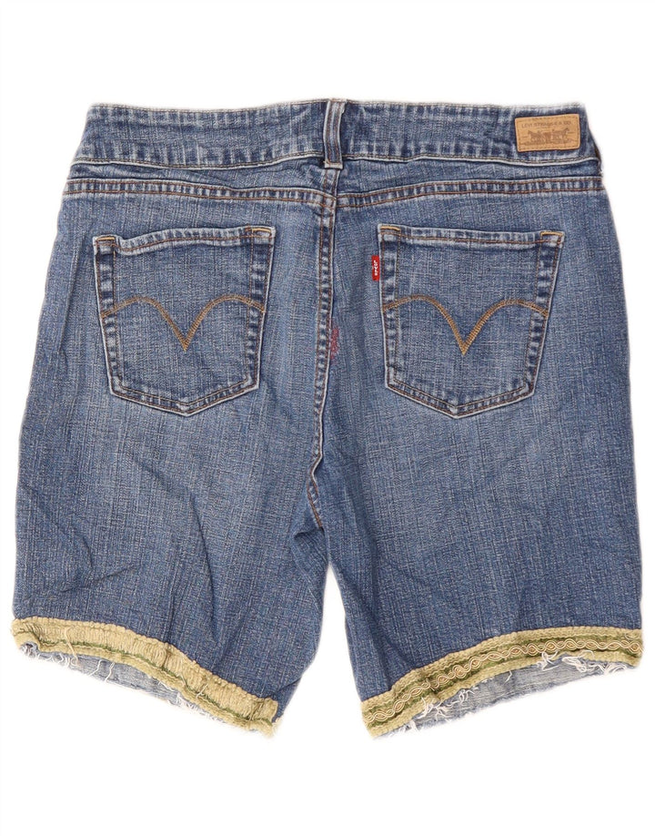 Levi's Short en Jean 526 Femme US 12 Large W32 Bleu Coton