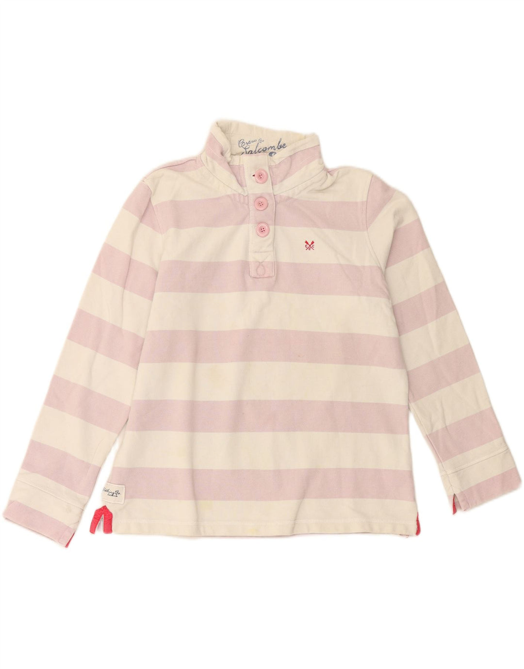 Crew Clothing Sweat-shirt pour femme en coton blanc cassé UK 44