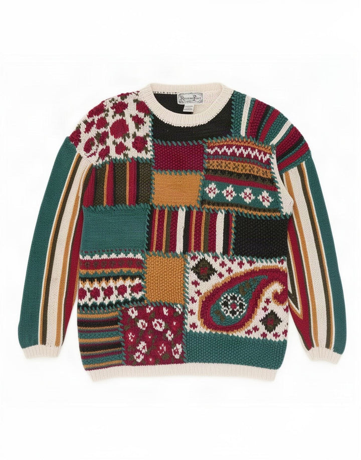 Reference Point Pull ras du cou pour femme UK 16 Large Multicolore N