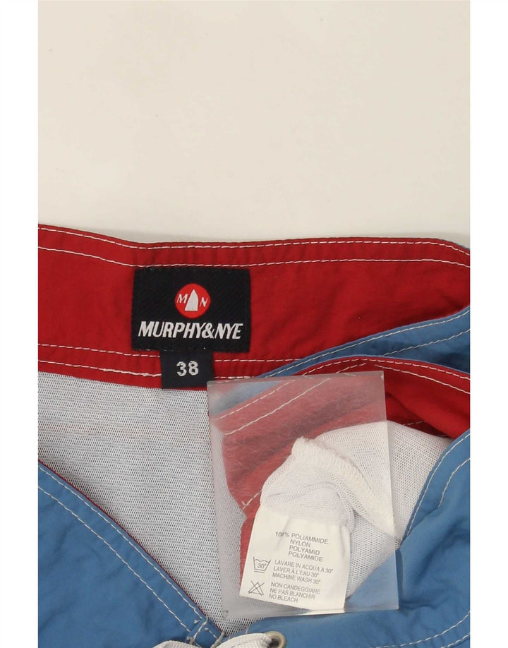 Murphy & Nye Short de Bain Graphique XL Homme Bleu Colorblock Polyamide
