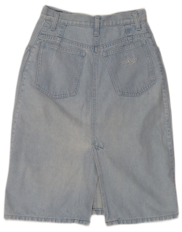 Femme Trussardi Jupe En Jean W24 XS Bleu