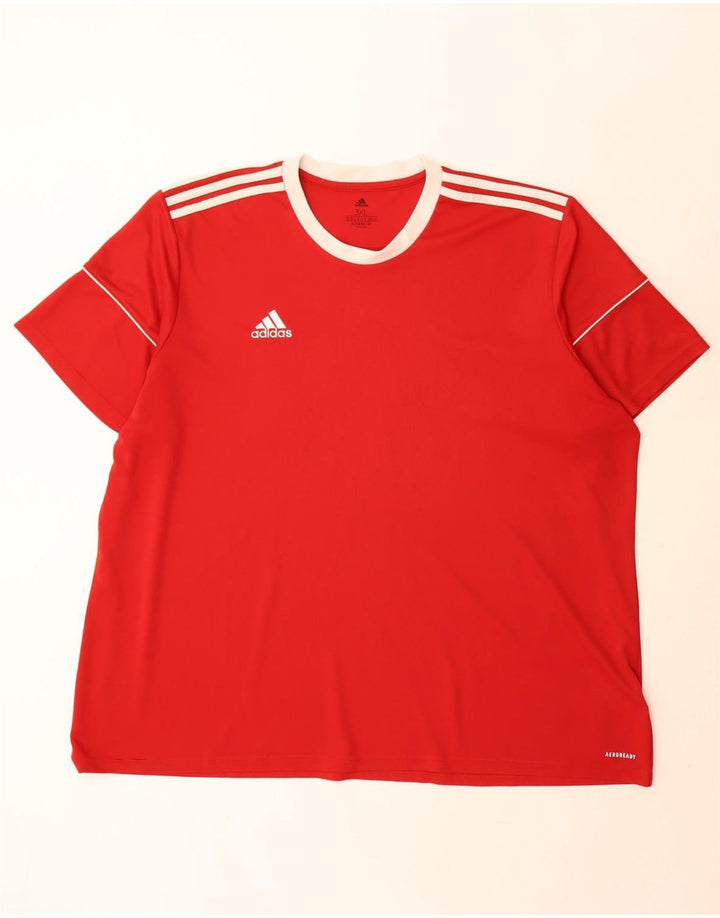 Adidas Hommes Aeroready T-Shirt Haut 3XL Rouge Polyester