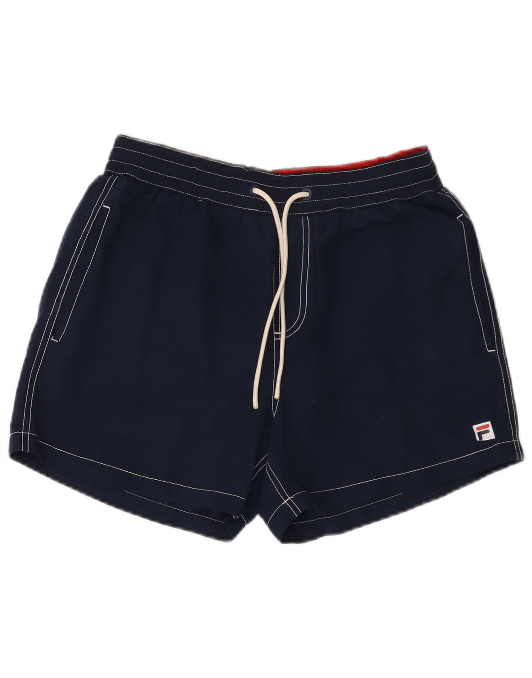 Fila Short de bain homme petit bleu marine polyester
