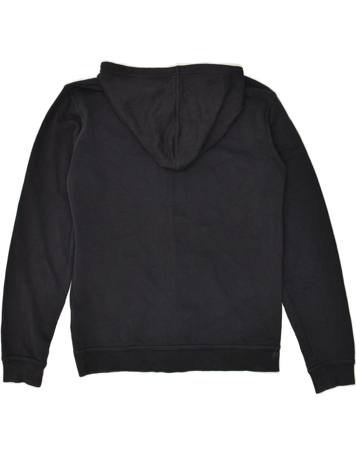 QUIKSILVER Boys Graphic Zip Hoodie Sweater 15-16 Years Black Cotton | Vintage Quiksilver | Thrift | Second-Hand Quiksilver | Used Clothing | Messina Hembry 