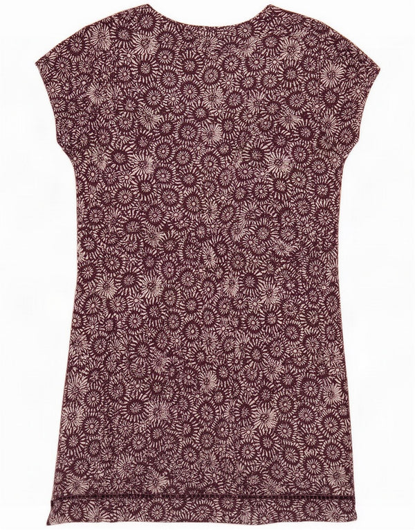 Robe tunique à manches courtes White Stuff pour femme UK 42 Medium Purple Floral
