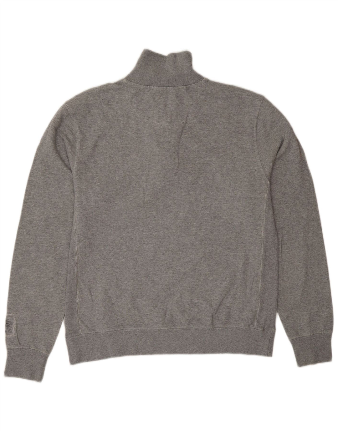 Champion Sweat-Shirt Col Zippé Homme Gris Moyen Coton