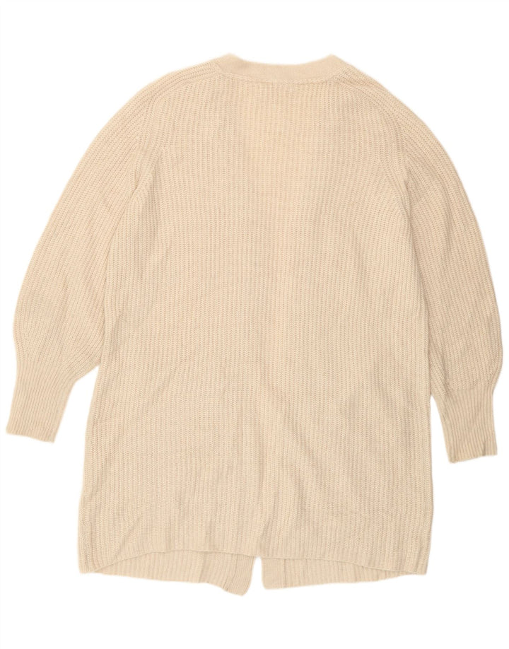 Fat Face Cardigan long surdimensionné pour femme Blanc cassé Taille 46