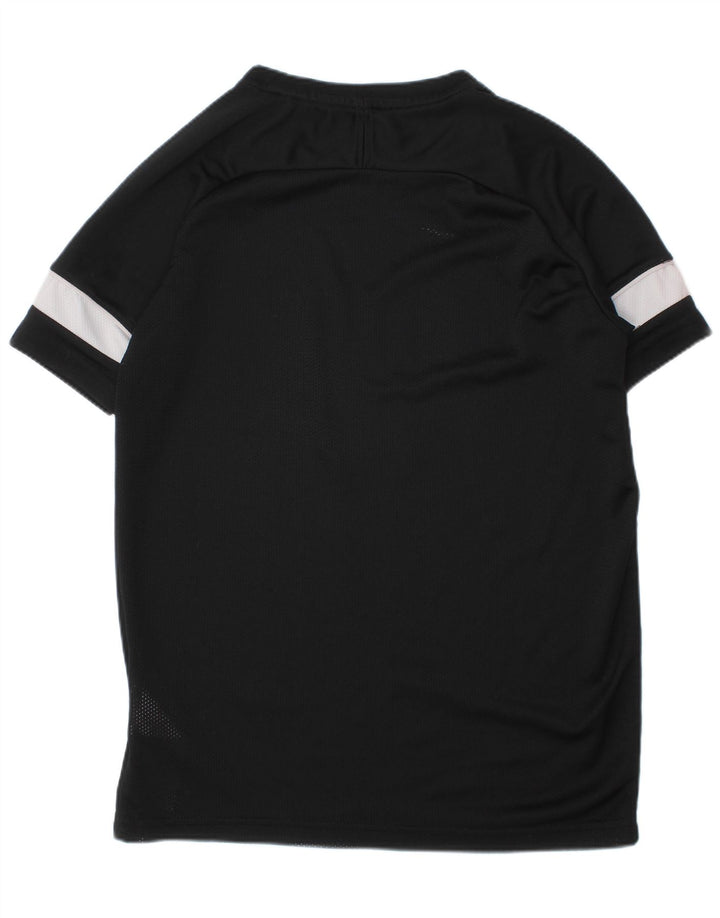 NIKE T-shirt Dri Fit pour garçon 10-11 ans Noir moyen colour block