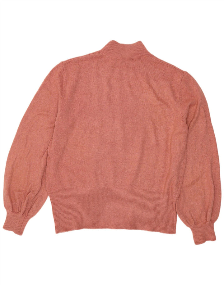 Oasis Pull col roulé pour femme UK 18 XL Rose Polyester