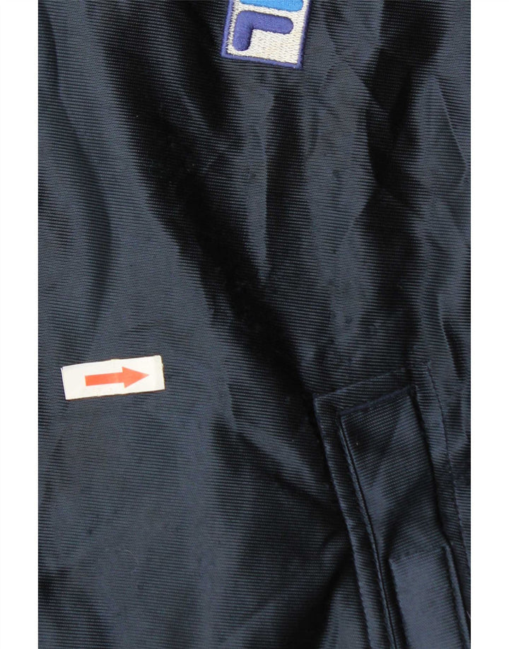 Fila Veste de survêtement à capuche pour femme UK 14 Bleu marine moyen