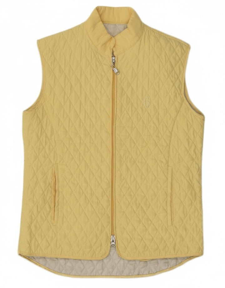 Conte of Florence Gilet matelassé femme IT 40 petit jaune polyester
