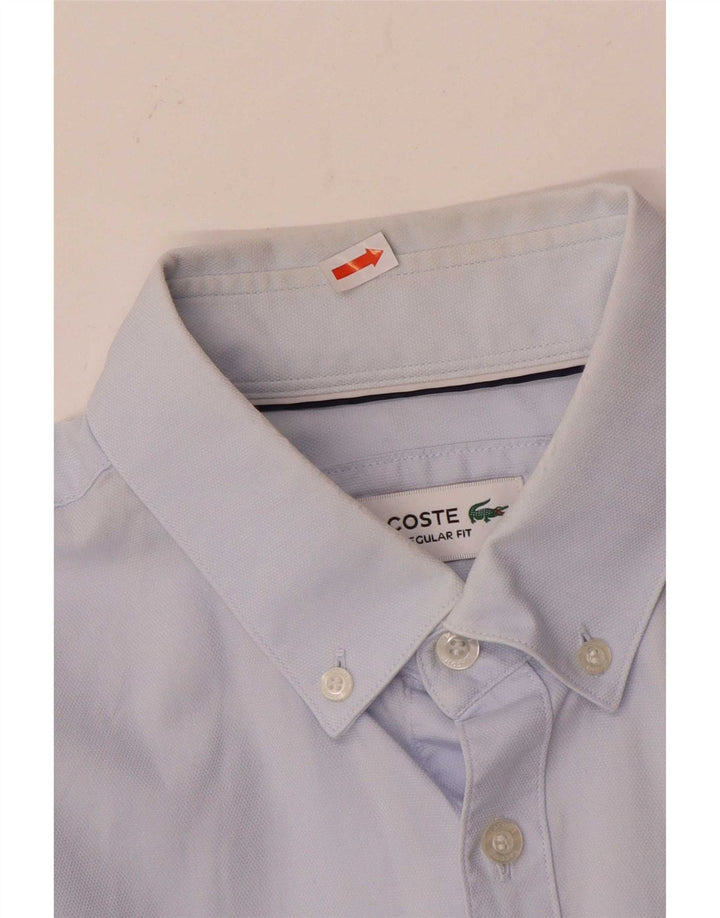 Lacoste Chemise Regular Fit Homme TAILLE 41 16 Grand Coton Bleu