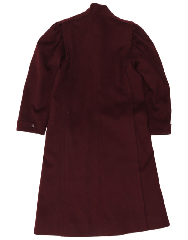 Ungaro Manteau Femme UK 12 Medium Bordeaux