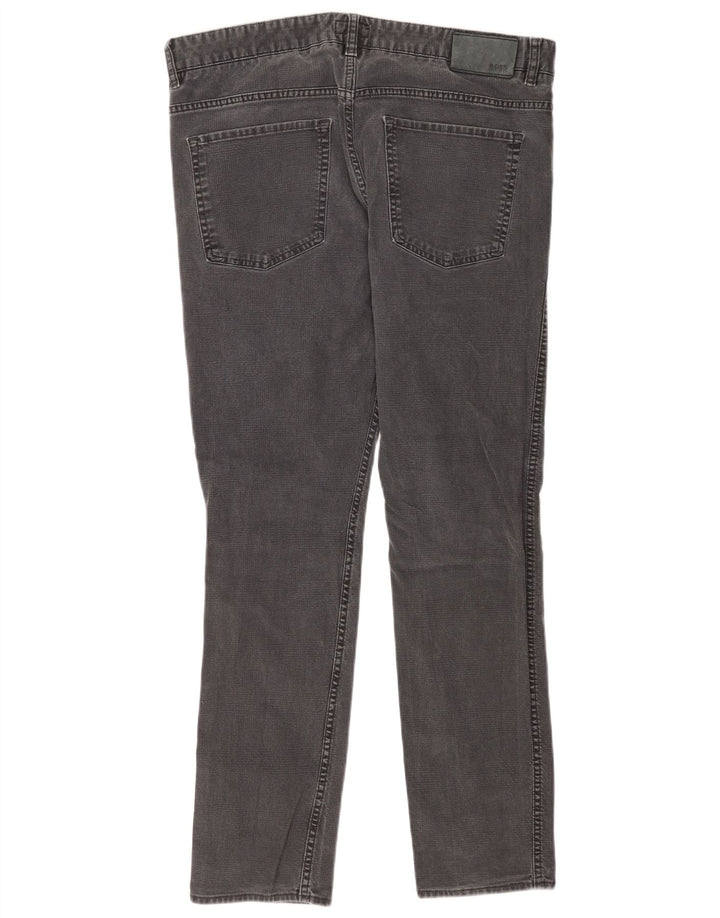 Hugo Boss Jean Slim W36 L32 Gris Coton Homme